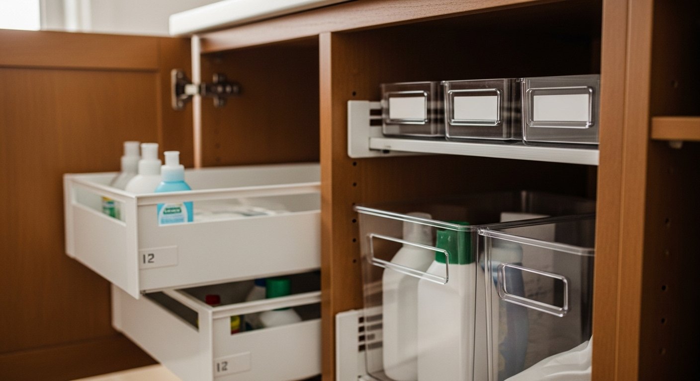 27 Easy Under Sink Storage Solutions To Keep Essentials Neat