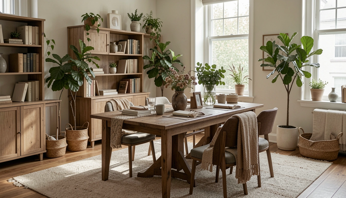 How To Style Principal Office Table Decor