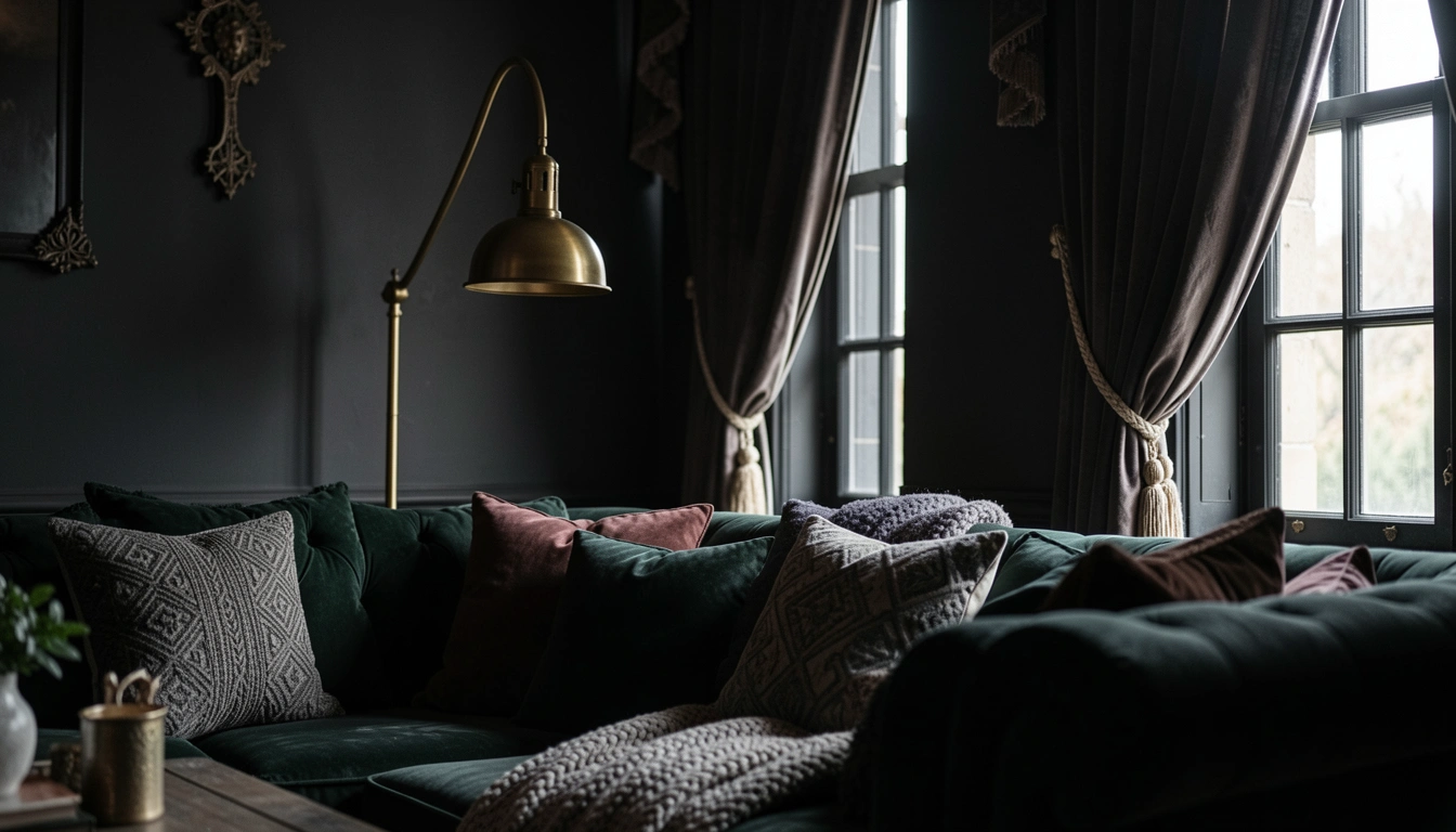 11 Gothic Dark Living Room Decor You’ll Want Instantly