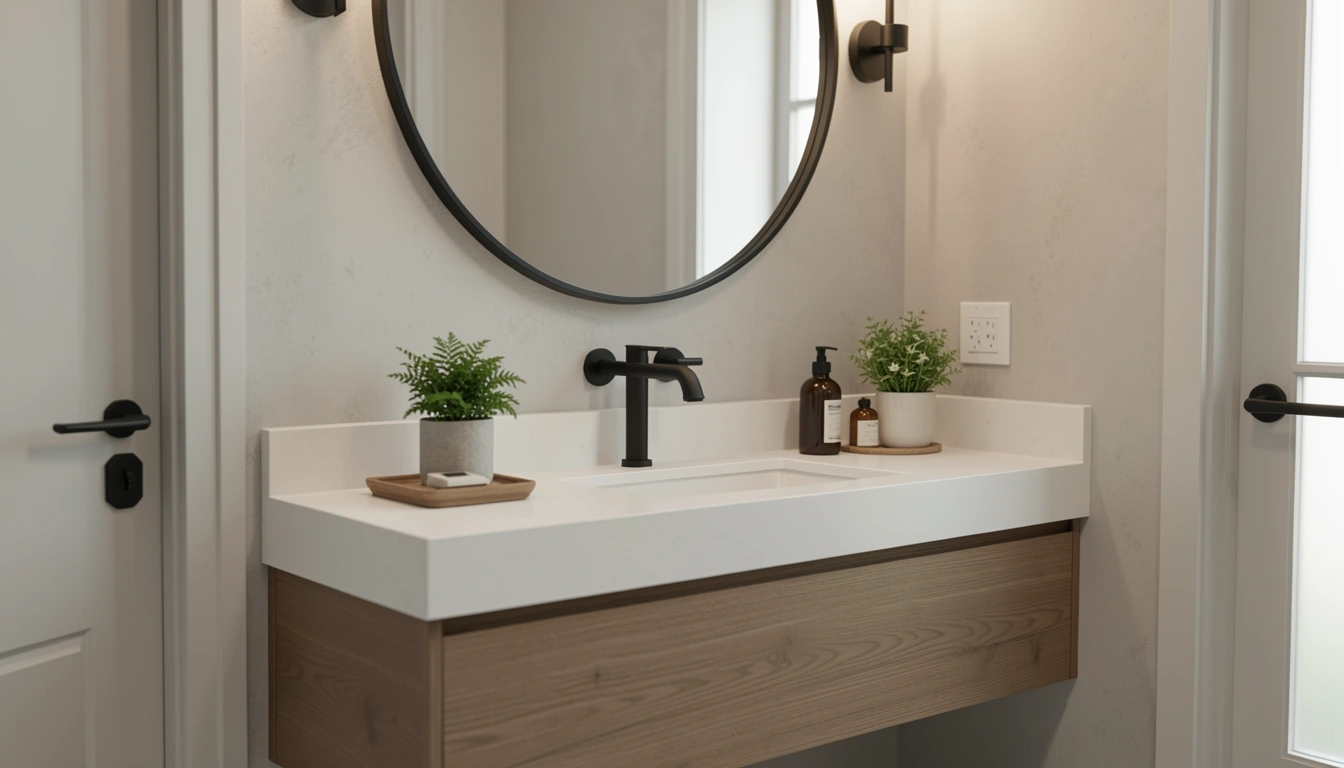 22 Gorgeous Modern Half Bathroom Ideas To Impress Guests