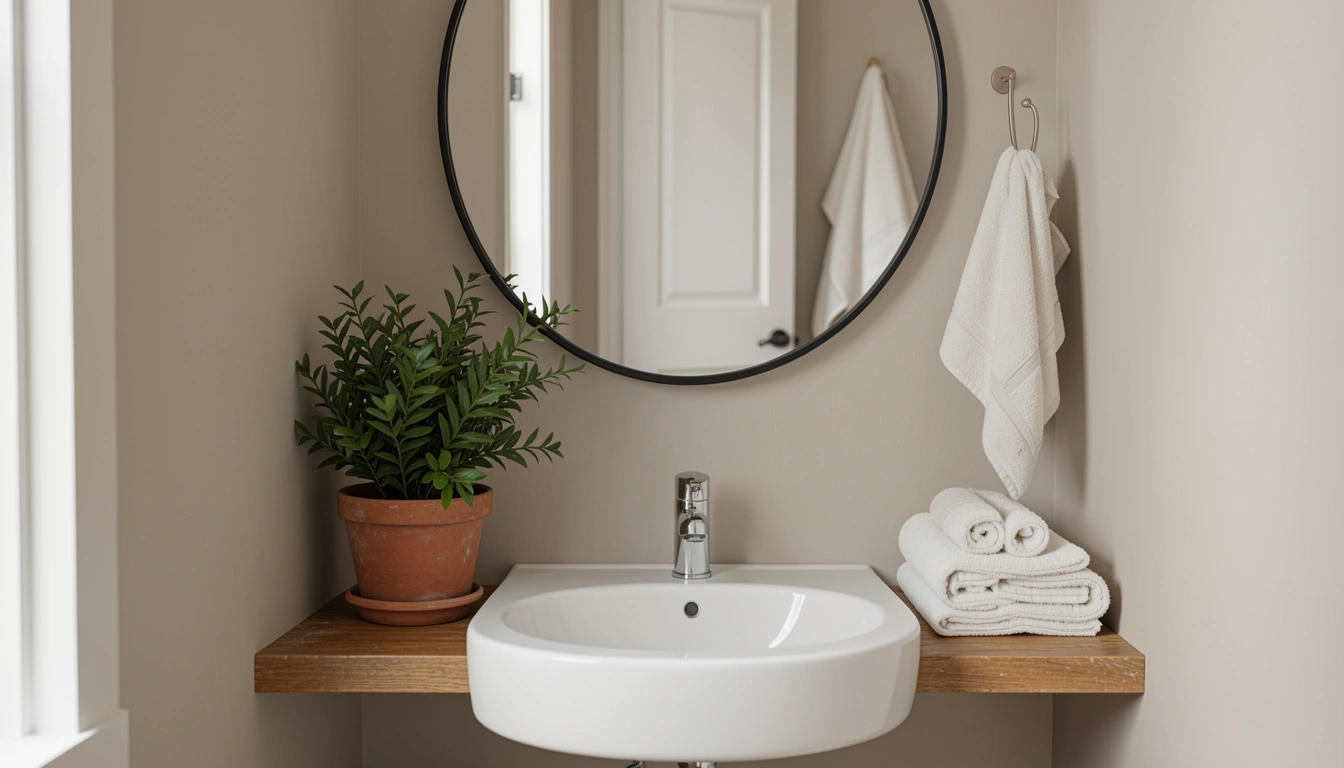 28 Creative Tiny Powder Room Inspiration To Transform Your Space
